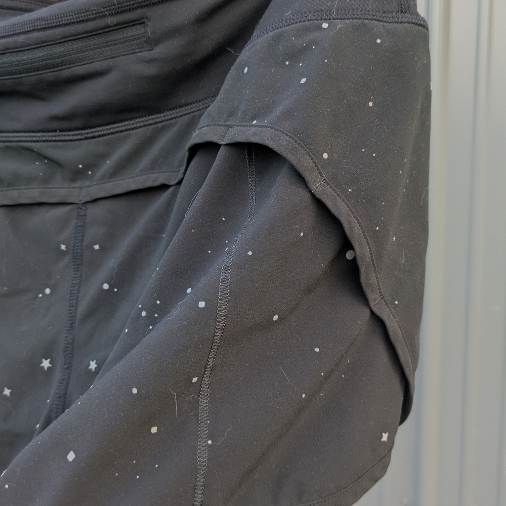 Lululemon RARE Speed Shorts with Star Pattern - Picture 5 of 6